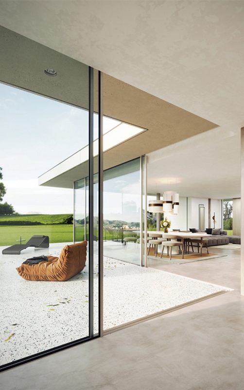Mit Schiebefenstern aus Aluminium können Sie mehr Licht, Raum und Offenheit mit Stil genießen.